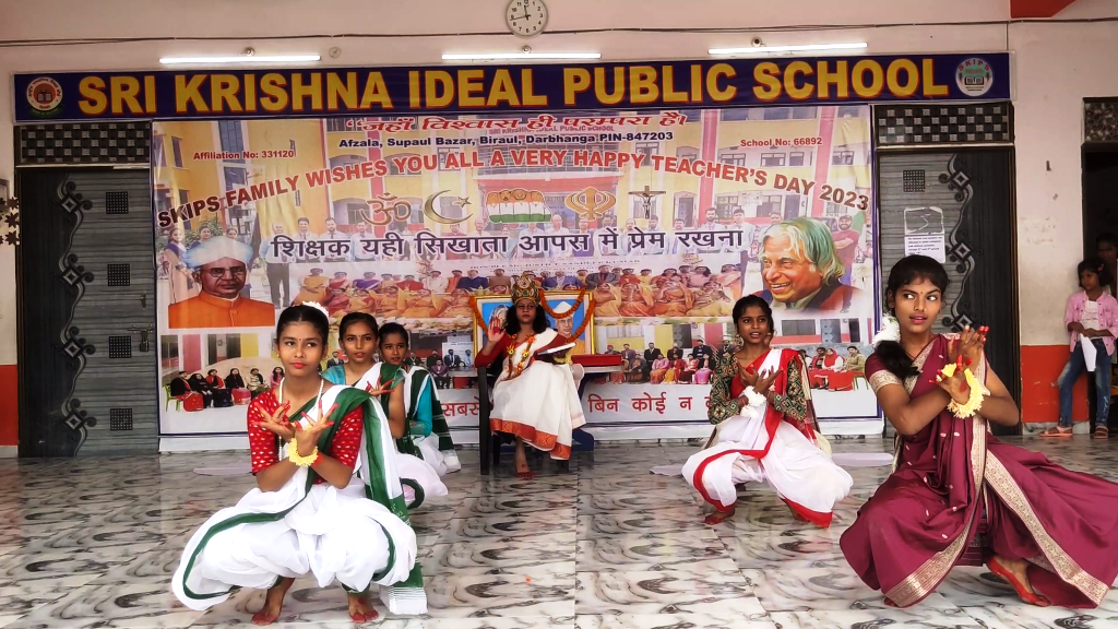 Saraswati Bandana on Teacher's Day Celebration